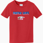 KERKHOVEN-MURDOCK-SUNBURG H S FIGHTING SAINTS Port & Company Toddler Fan Favorite Tee Front Thumbnail