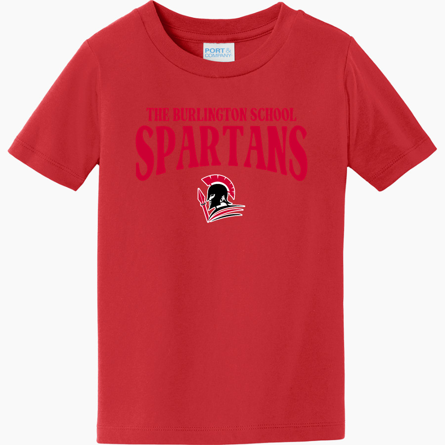 The Burlington School SPARTANS <span class="pdp-name-mascot">The Burlington School SPARTANS</span> Port & Company Toddler Fan Favorite Tee