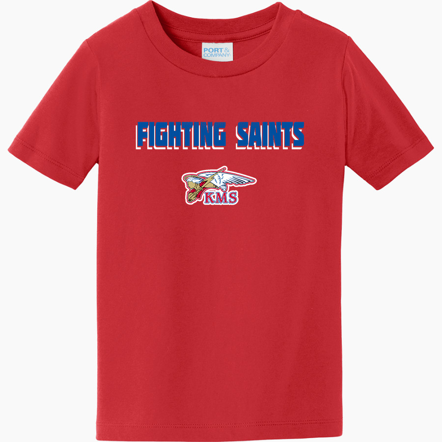 KERKHOVEN-MURDOCK-SUNBURG H S FIGHTING SAINTS Port & Company Toddler Fan Favorite Tee