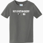 FAITH CHRISTIAN ACADEMY LIONS <span class="pdp-name-mascot">FAITH LIONS</span> Port & Company Toddler Fan Favorite Tee Front Thumbnail