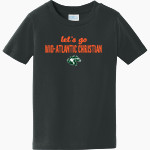 Mid-Atlantic Christian University Mustangs Port & Company Toddler Fan Favorite Tee Front Thumbnail