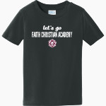 FAITH CHRISTIAN ACADEMY LIONS <span class="pdp-name-mascot">FAITH LIONS</span> Port & Company Toddler Fan Favorite Tee Front Thumbnail
