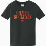 GILMER HIGH SCHOOL BUCKEYES <span class="pdp-name-mascot">GILMER BUCKEYES</span> Port & Company Toddler Fan Favorite Tee Front Thumbnail