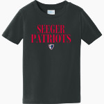 SEEGER HIGH SCHOOL PATRIOTS <span class="pdp-name-mascot">SEEGER PATRIOTS</span> Port & Company Toddler Fan Favorite Tee Front Thumbnail
