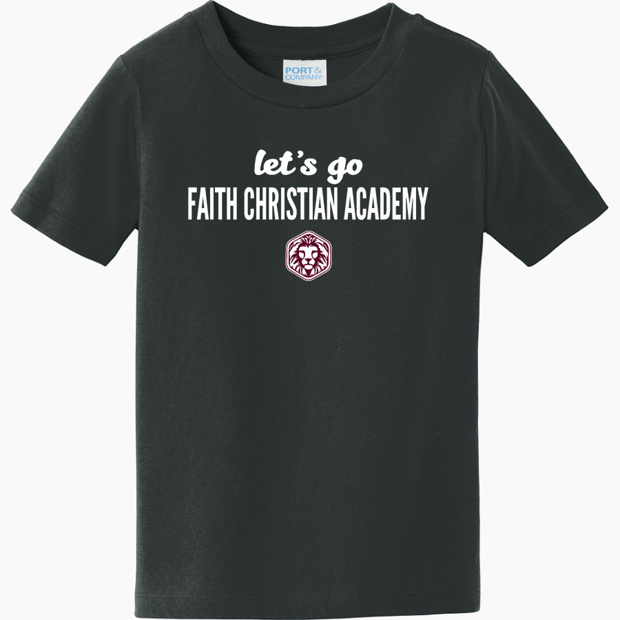 FAITH CHRISTIAN ACADEMY LIONS <span class="pdp-name-mascot">FAITH LIONS</span> Port & Company Toddler Fan Favorite Tee