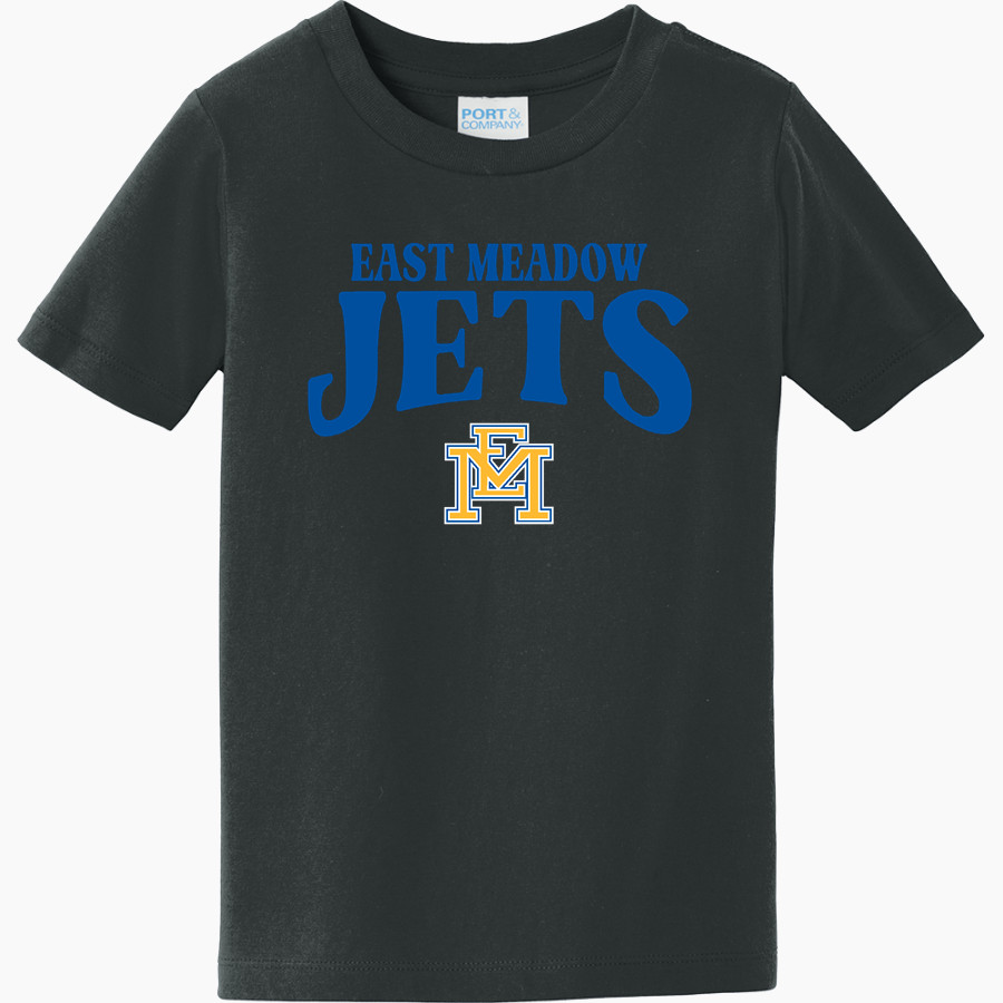EAST MEADOW HIGH SCHOOL JETS Port & Company Toddler Fan Favorite Tee