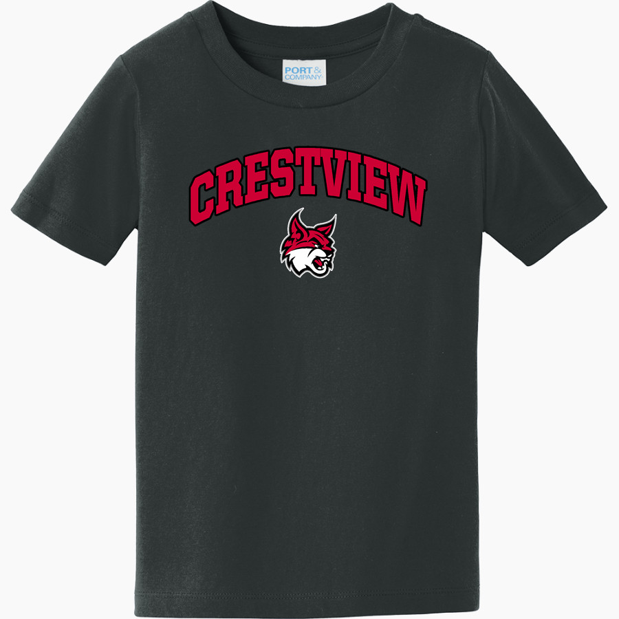 Crestview Bobcats <span class="pdp-name-mascot">Crestview Elementary School Bobcats</span> Port & Company Toddler Fan Favorite Tee