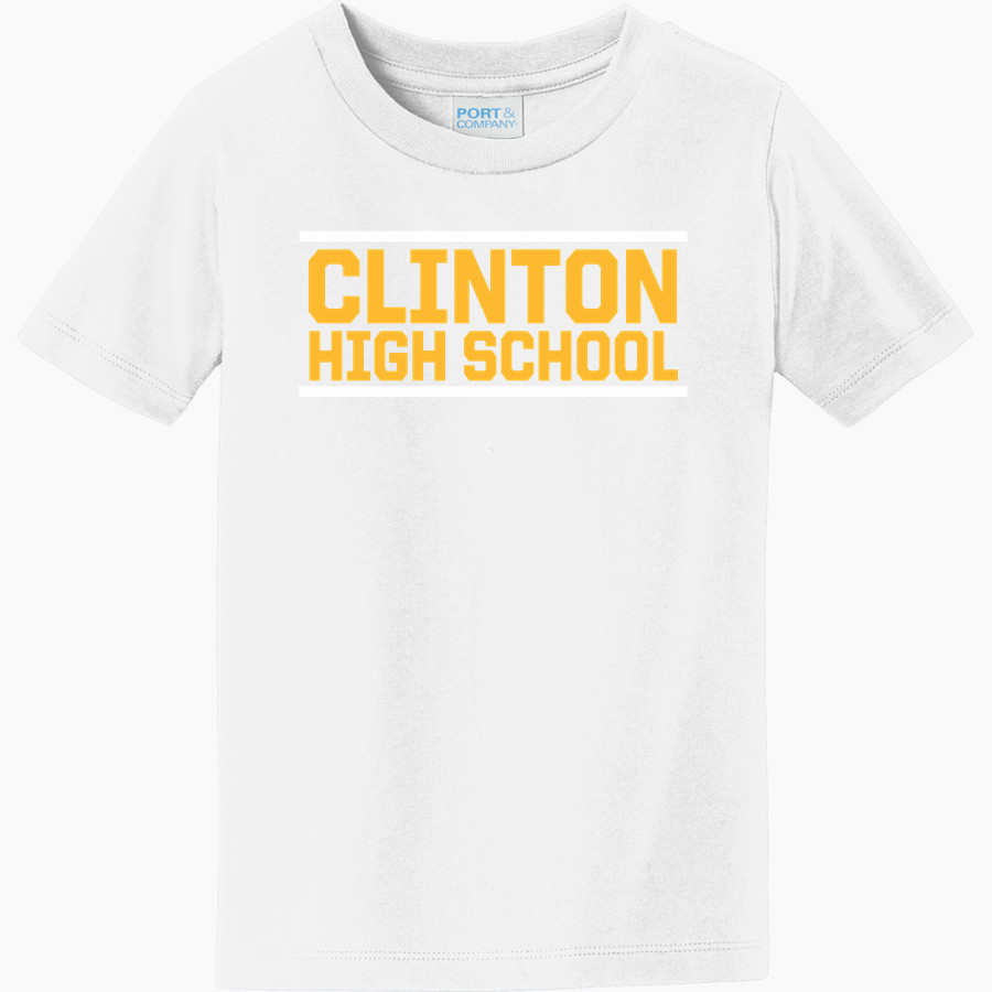 CLINTON HIGH SCHOOL YELLOWJACKETS Port & Company Toddler Fan Favorite Tee
