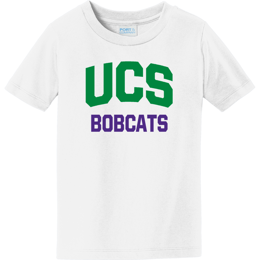UCS Bobcats <span class="pdp-name-mascot">Underhill Central School Bobcats</span> Port & Company Toddler Fan Favorite Tee