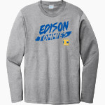 EDISON HIGH SCHOOL TOMMIES <span class="pdp-name-mascot">EDISON TOMMIES</span> Port & Company Men's Long Sleeve Bouncer Tee Front Thumbnail