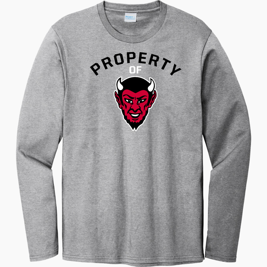 Chaffee Red Devils <span class="pdp-name-mascot">Chaffee Schools Red Devils</span> Port & Company Men's Long Sleeve Bouncer Tee
