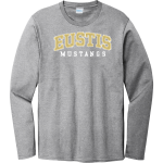 Eustis Mustangs <span class="pdp-name-mascot">Eustis Mustangs</span> Port & Company Men's Long Sleeve Bouncer Tee Front Thumbnail