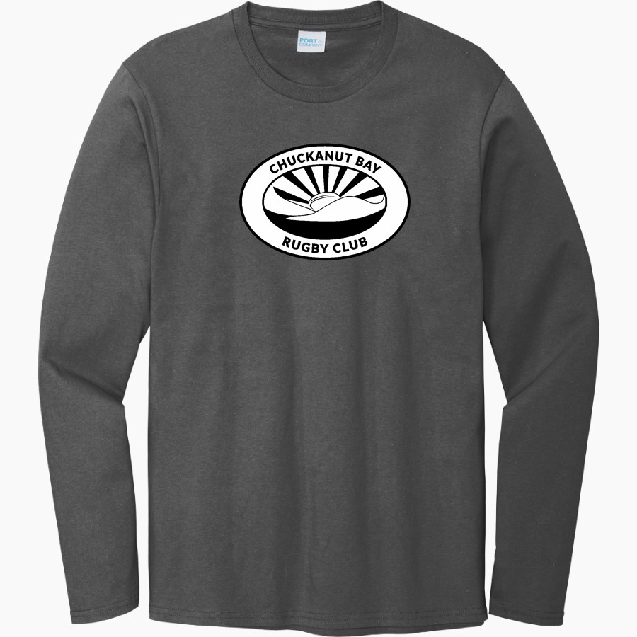 Chuckanut Bay Rugby <span class="pdp-name-mascot">Chuckanut Geoducks</span> Port & Company Men's Long Sleeve Bouncer Tee