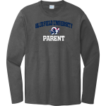 Bluefield University Sideline Store <span class="pdp-name-mascot">Bluefield University</span> Port & Company Men's Long Sleeve Bouncer Tee Front Thumbnail