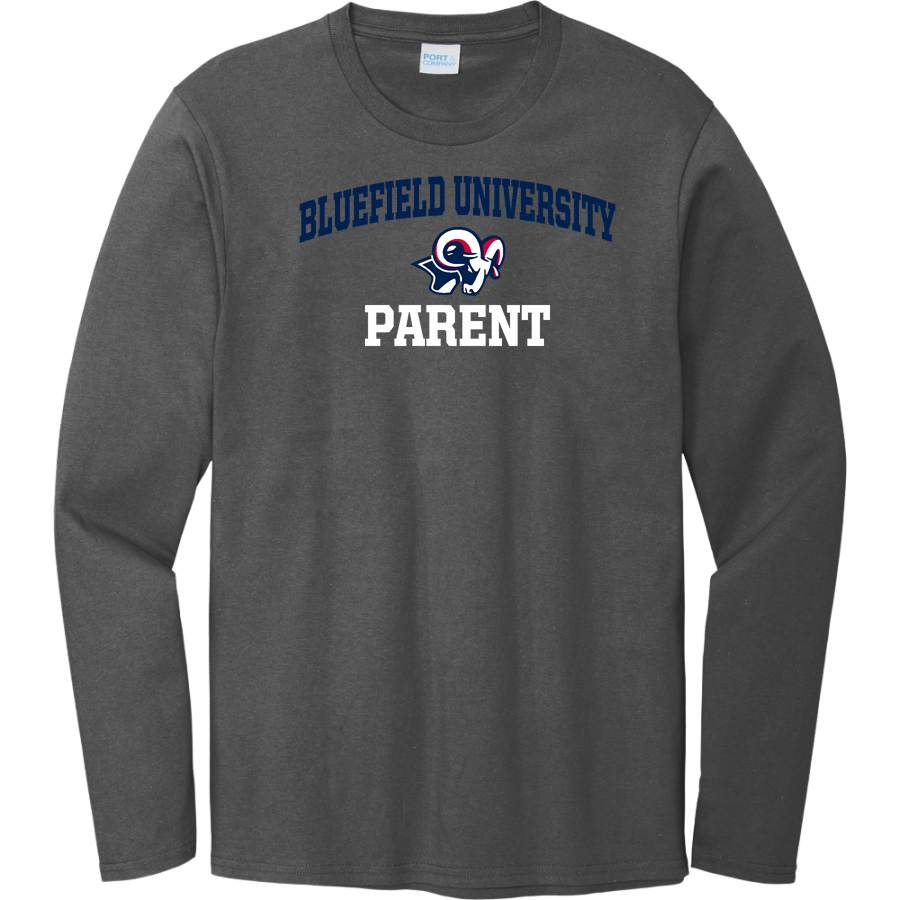 Bluefield University Sideline Store <span class="pdp-name-mascot">Bluefield University</span> Port & Company Men's Long Sleeve Bouncer Tee