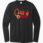 MARINE MILITARY ACADEMY LEATHERNECKS <span class="pdp-name-mascot">MARINE LEATHERNECKS</span> Port & Company Men's Long Sleeve Bouncer Tee Front Thumbnail