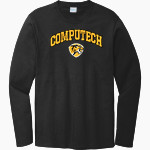 Computech Tigers <span class="pdp-name-mascot">Computech Middle School Tigers</span> Port & Company Men's Long Sleeve Bouncer Tee Front Thumbnail