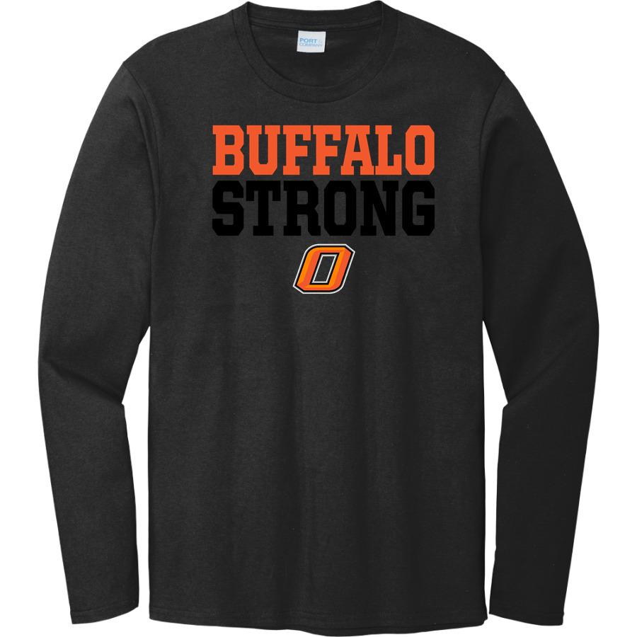 ONAGA HIGH SCHOOL BUFFALOES <span class="pdp-name-mascot">ONAGA BUFFALOES</span> Port & Company Men's Long Sleeve Bouncer Tee