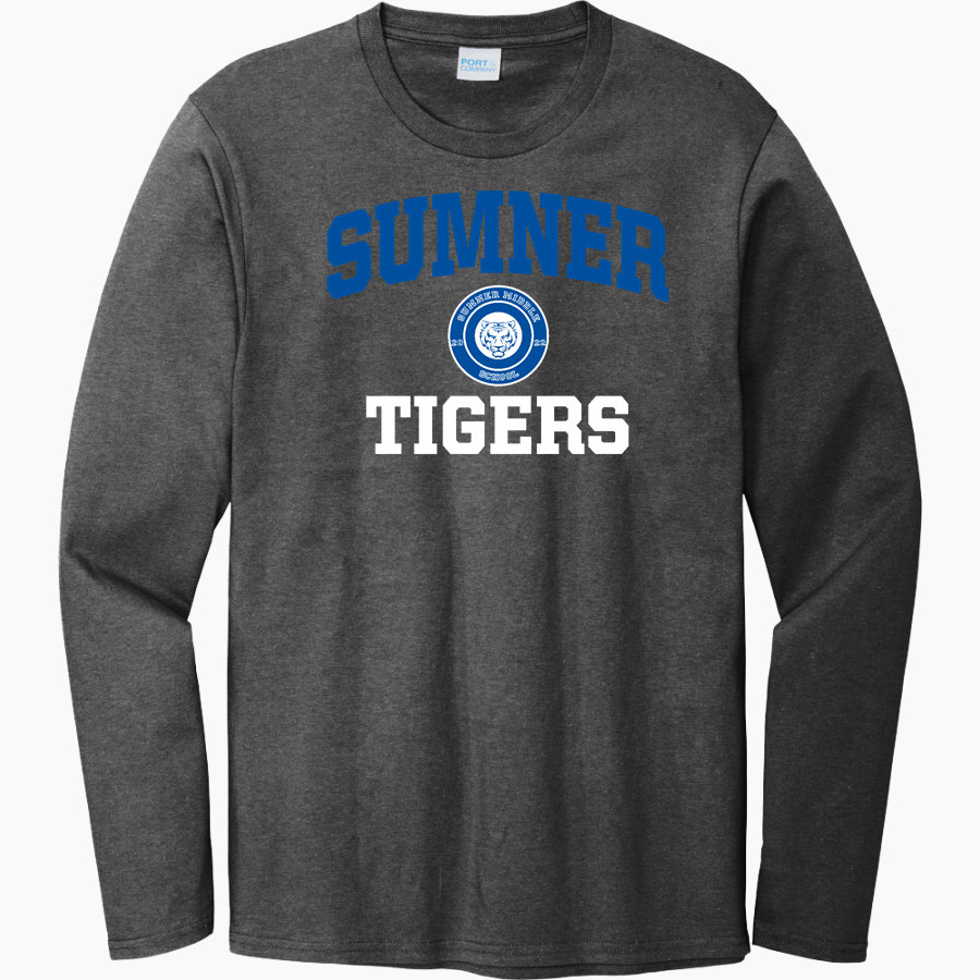 Sumner Tigers <span class="pdp-name-mascot">Sumner High School Tigers</span> Port & Company Men's Long Sleeve Bouncer Tee