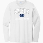 Emery Jaguars Port & Company Men's Long Sleeve Bouncer Tee Front Thumbnail