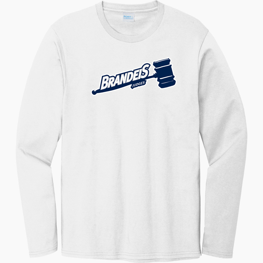 Brandeis Judges Online Store <span class="pdp-name-mascot">Brandeis Judges</span> Port & Company Men's Long Sleeve Bouncer Tee