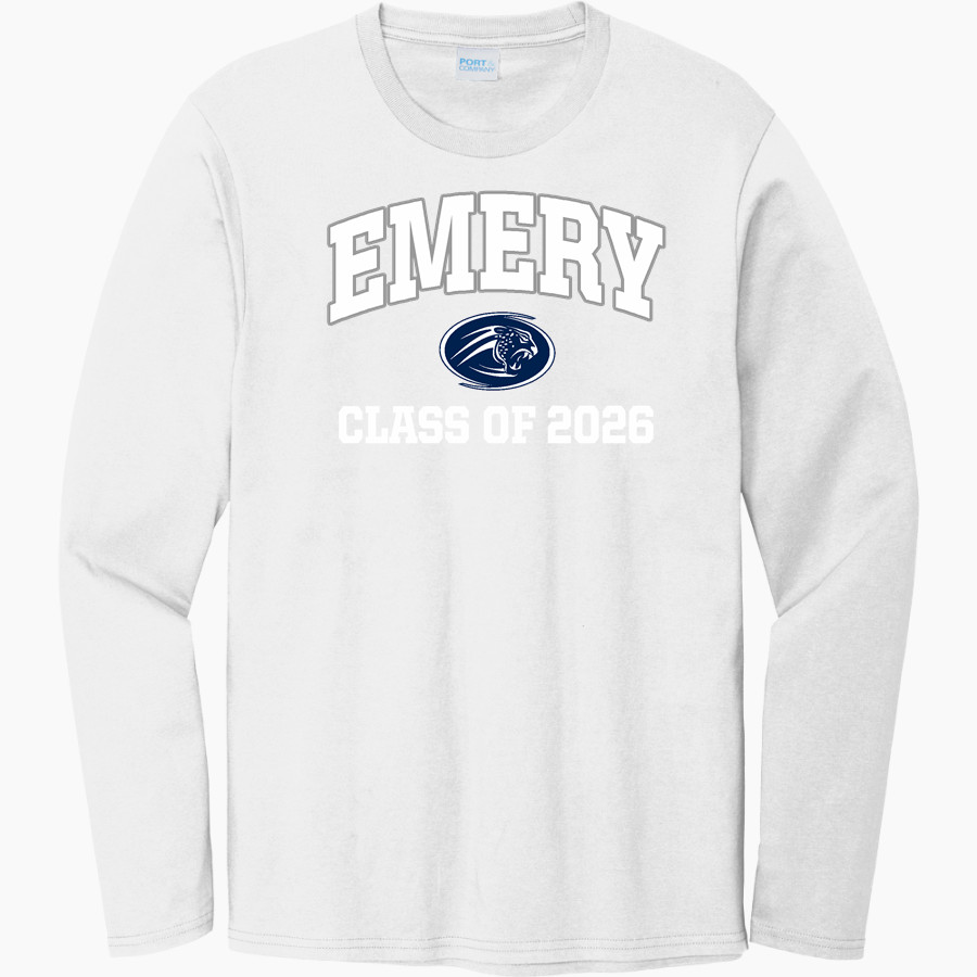 Emery Jaguars Port & Company Men's Long Sleeve Bouncer Tee