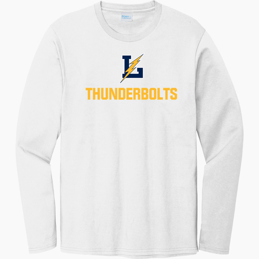 LITTLESTOWN HIGH SCHOOL THUNDERBOLTS Port & Company Men's Long Sleeve Bouncer Tee