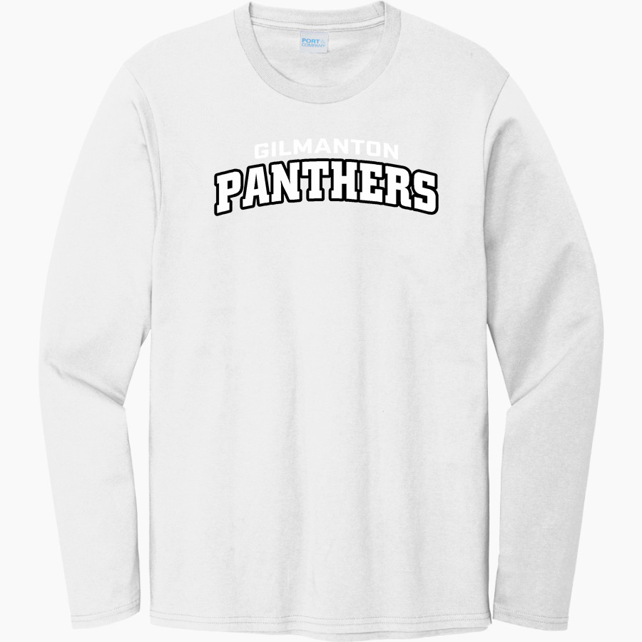 Gilmanton Panthers <span class="pdp-name-mascot">Gilmanton Panthers</span> Port & Company Men's Long Sleeve Bouncer Tee