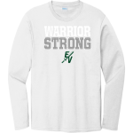 EAGLE'S VIEW ACADEMY WARRIORS <span class="pdp-name-mascot">EAGLE'S VIEW ACADEMY WARRIORS</span> Port & Company Men's Long Sleeve Bouncer Tee Front Thumbnail
