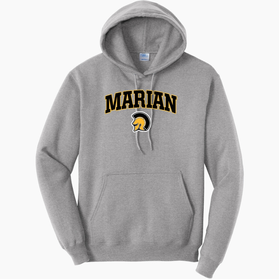 MARIAN CATHOLIC HIGH SCHOOL SPARTANS <span class="pdp-name-mascot">MARIAN SPARTANS</span> Port & Company Men's Core Fleece Pullover Hooded Sweatshirt