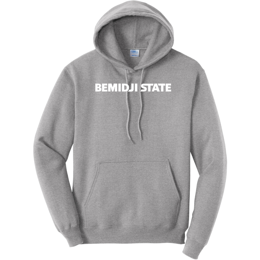 Bemidji State Athletics <span class="pdp-name-mascot">Bemidji State Beavers</span> Port & Company Men's Core Fleece Pullover Hooded Sweatshirt