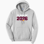 NORTHERN MICHIGAN CHRISTIAN HS COMETS Port & Company Men's Core Fleece Pullover Hooded Sweatshirt Front Thumbnail