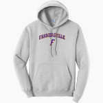 FARMERSVILLE HIGH SCHOOL FIGHTIN' FARMERS <span class="pdp-name-mascot">FARMERSVILLE FIGHTIN' FARMERS</span> Port & Company Men's Core Fleece Pullover Hooded Sweatshirt Front Thumbnail