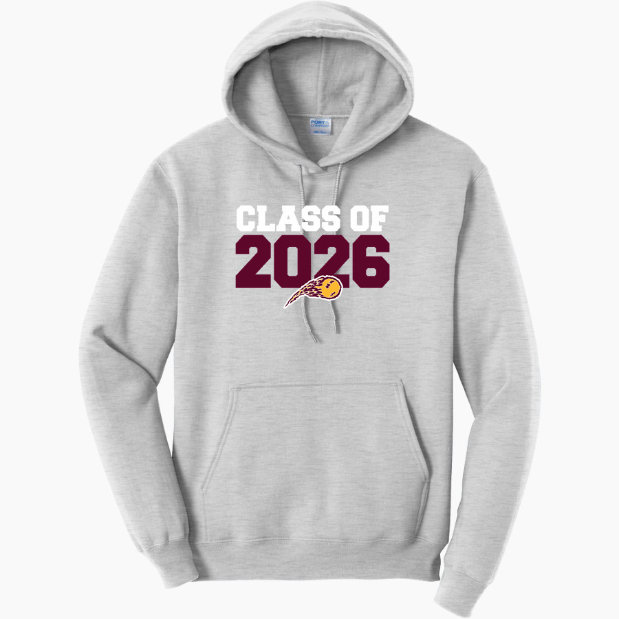 NORTHERN MICHIGAN CHRISTIAN HS COMETS Port & Company Men's Core Fleece Pullover Hooded Sweatshirt