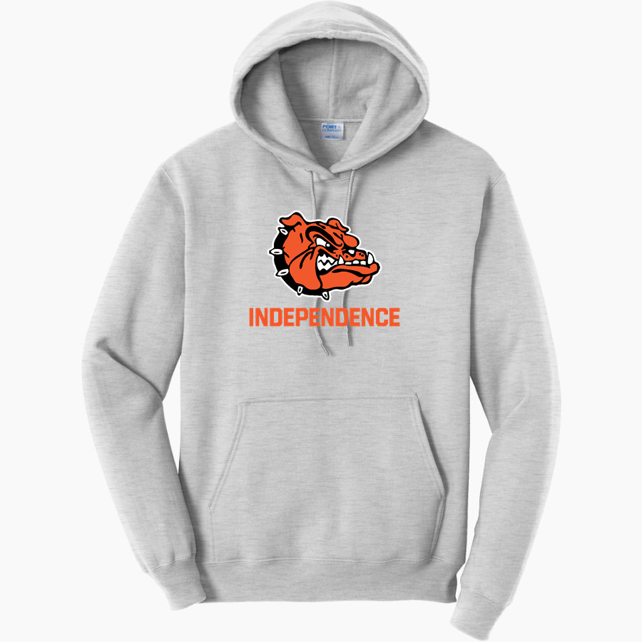 INDEPENDENCE HIGH SCHOOL BULLDOGS <span class="pdp-name-mascot">INDEPENDENCE BULLDOGS</span> Port & Company Men's Core Fleece Pullover Hooded Sweatshirt