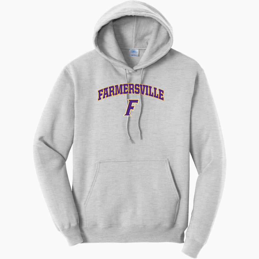 FARMERSVILLE HIGH SCHOOL FIGHTIN' FARMERS <span class="pdp-name-mascot">FARMERSVILLE FIGHTIN' FARMERS</span> Port & Company Men's Core Fleece Pullover Hooded Sweatshirt