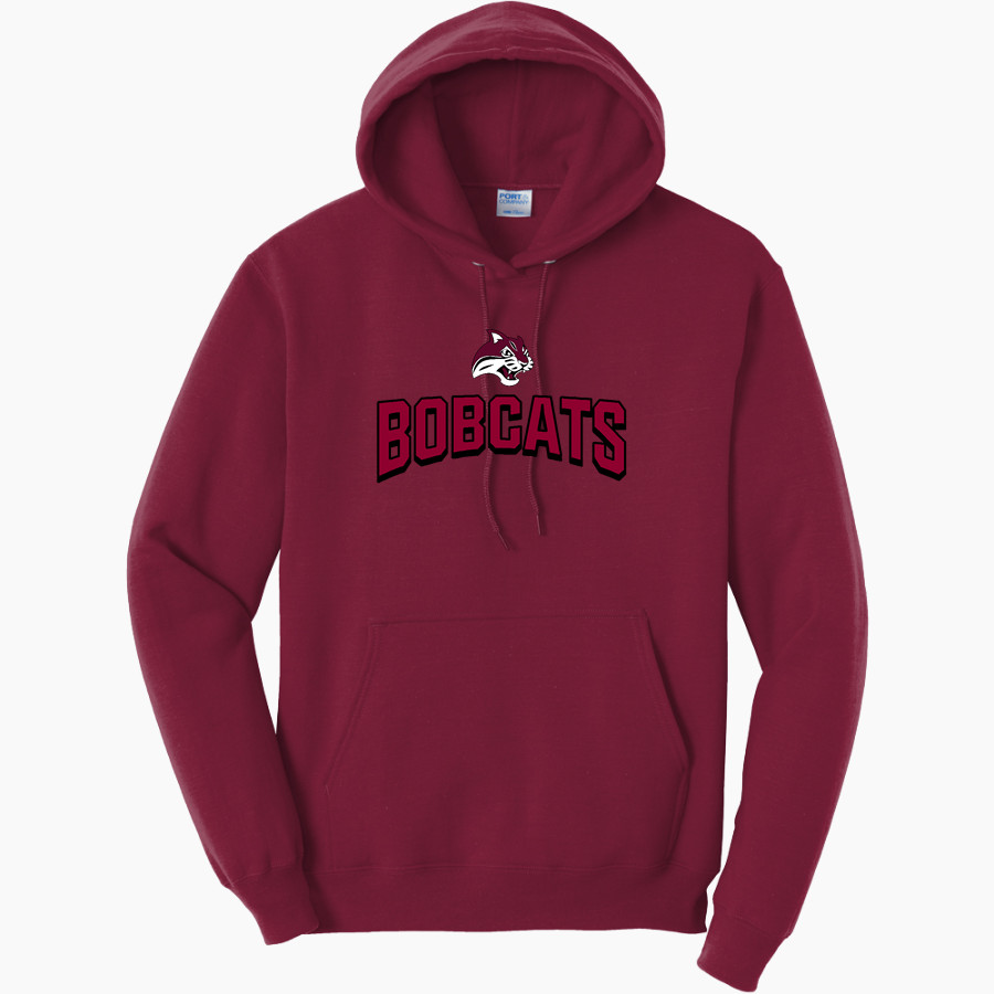 West Shore Christian Academy Bobcats <span class="pdp-name-mascot">West Shore Christian Academy Bobcats</span> Port & Company Men's Core Fleece Pullover Hooded Sweatshirt