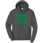 UCS Bobcats <span class="pdp-name-mascot">Underhill Central School Bobcats</span> Port & Company Men's Core Fleece Pullover Hooded Sweatshirt Front Thumbnail