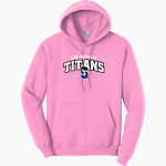 CB South Titans <span class="pdp-name-mascot">CB South Titans</span> Port & Company Men's Core Fleece Pullover Hooded Sweatshirt Front Thumbnail