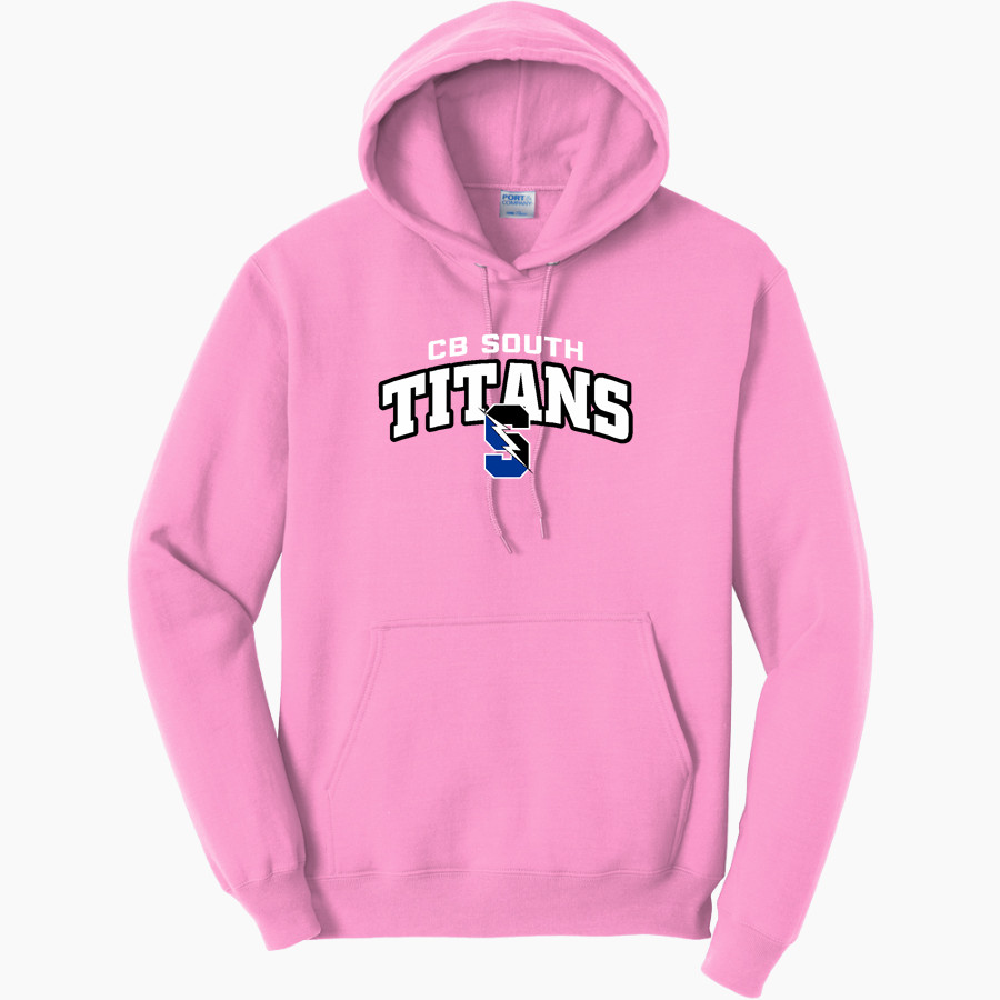 CB South Titans <span class="pdp-name-mascot">CB South Titans</span> Port & Company Men's Core Fleece Pullover Hooded Sweatshirt