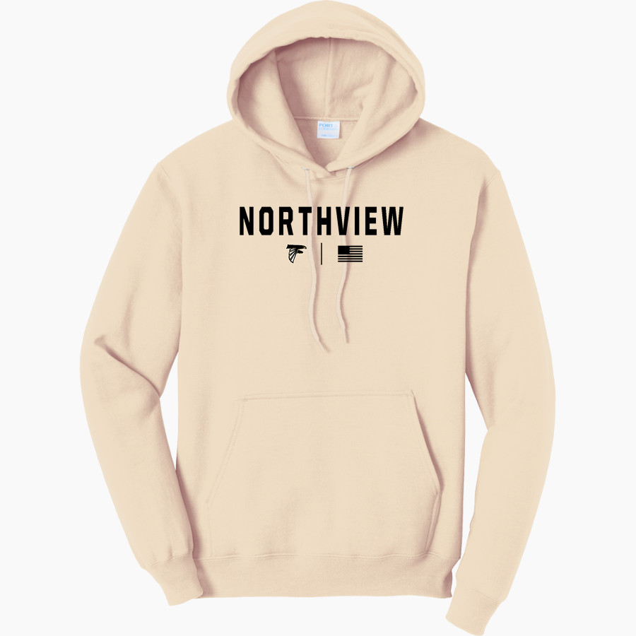 Northview Falcons <span class="pdp-name-mascot">Northview Middle School Falcons</span> Port & Company Men's Core Fleece Pullover Hooded Sweatshirt