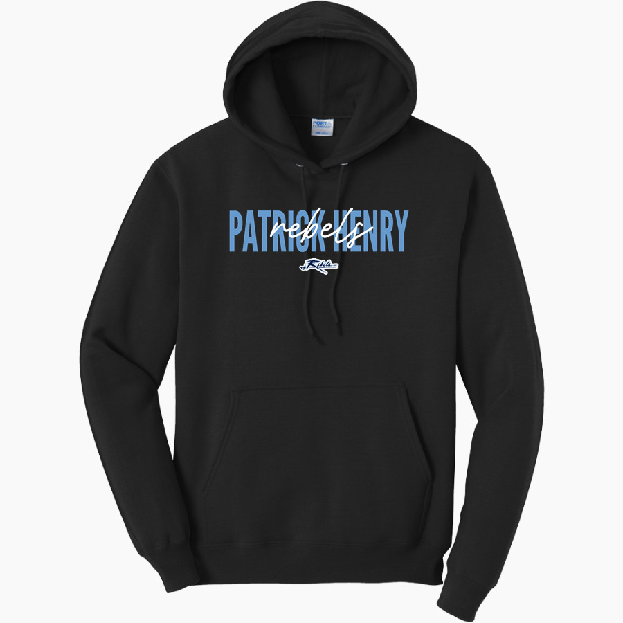 PATRICK HENRY HIGH SCHOOL REBELS <span class="pdp-name-mascot">PATRICK HENRY REBELS</span> Port & Company Men's Core Fleece Pullover Hooded Sweatshirt