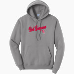 PURCHASE LINE HIGH SCHOOL RED DRAGONS <span class="pdp-name-mascot">PURCHASE LINE RED DRAGONS</span> Port & Company Men's Core Fleece Pullover Hooded Sweatshirt Front Thumbnail