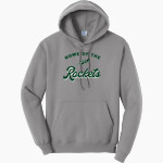 South Rock Creek Rockets Port & Company Men's Core Fleece Pullover Hooded Sweatshirt Front Thumbnail