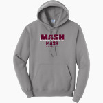 Mash Athletics <span class="pdp-name-mascot">Minnesota Mash Baseball Club</span> Port & Company Men's Core Fleece Pullover Hooded Sweatshirt Front Thumbnail