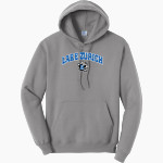 LAKE ZURICH HIGH SCHOOL BEARS <span class="pdp-name-mascot">LAKE ZURICH BEARS</span> Port & Company Men's Core Fleece Pullover Hooded Sweatshirt Front Thumbnail