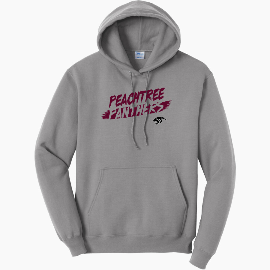 Peachtree Panthers <span class="pdp-name-mascot">Peachtree Academy Panthers</span> Port & Company Men's Core Fleece Pullover Hooded Sweatshirt