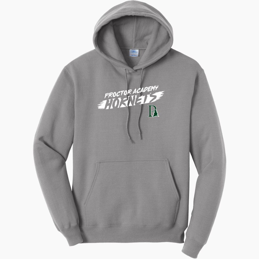 PROCTOR ACADEMY HORNETS <span class="pdp-name-mascot">PROCTOR ACADEMY HORNETS</span> Port & Company Men's Core Fleece Pullover Hooded Sweatshirt