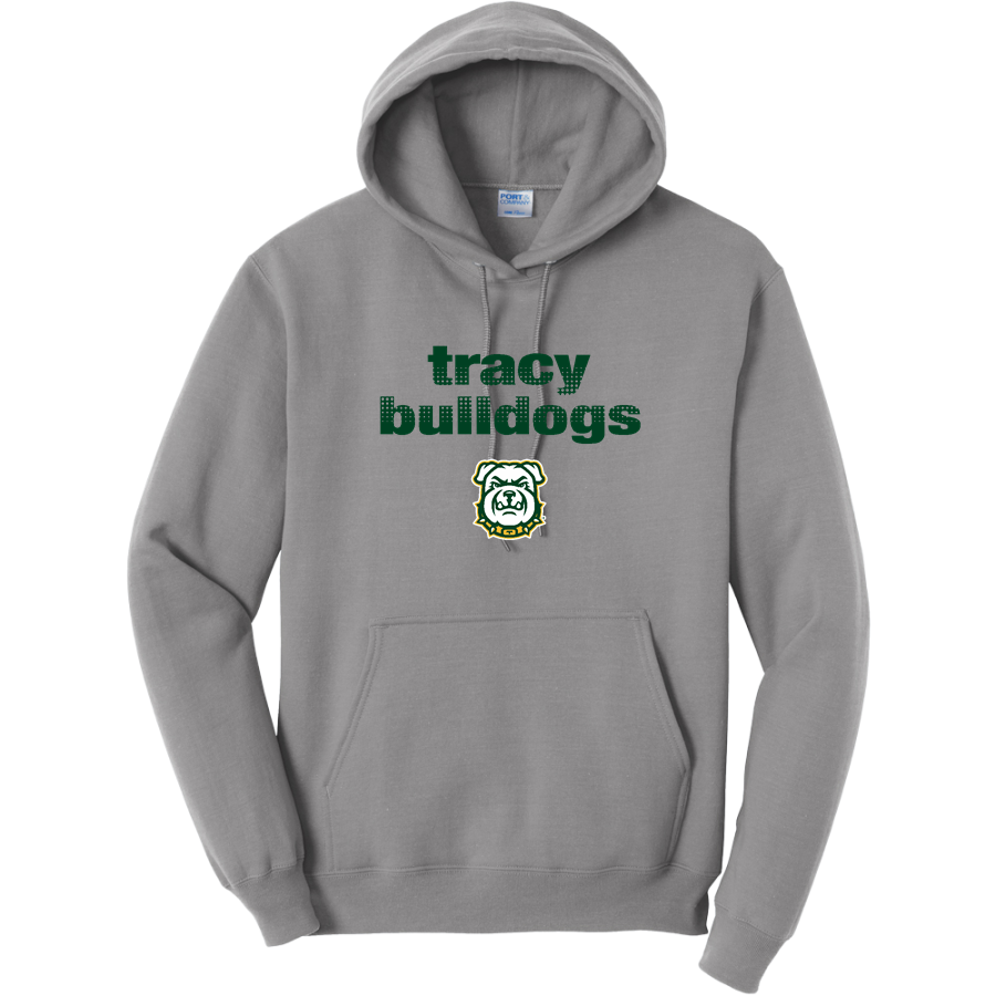 TRACY HIGH SCHOOL BULLDOGS <span class="pdp-name-mascot">TRACY BULLDOGS</span> Port & Company Men's Core Fleece Pullover Hooded Sweatshirt