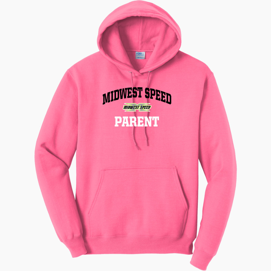 MIDWEST SPEED FASTPITCH Port & Company Men's Core Fleece Pullover Hooded Sweatshirt